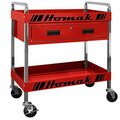 Homak Pro Series 30'' Red 1-Drawer Service Cart RD06030210 571RD06030210